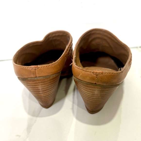 White Mountain Women's Bronco westernTan Slip-On Mules 7.5 W - Picture 4 of 7